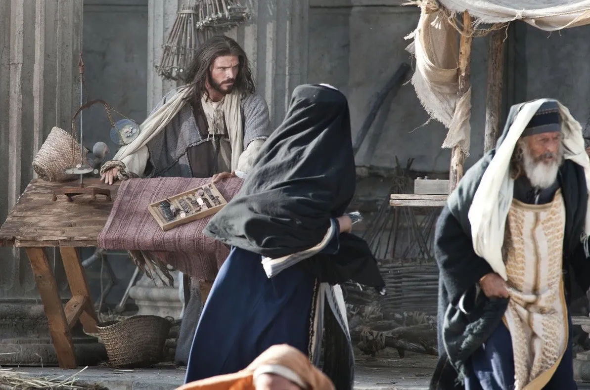 Jesus Flipping Tables